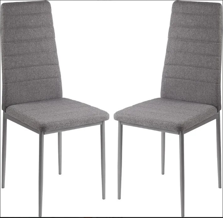 Coleta Nova étkezőszék - Szürke Szövet N