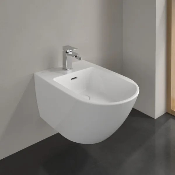 Villeroy & Boch 447000R1 - Falra szerelhető bidé SUBWAY 3.0, kerámia/fehér