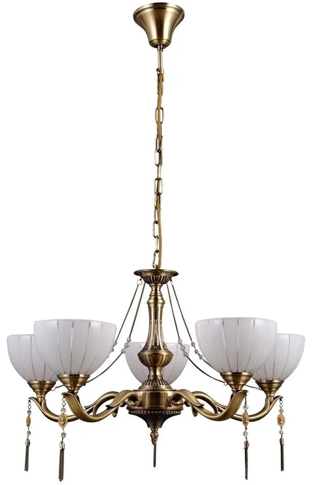 ITALUX MD38445-5 - Csillár láncon BAXIO 5xE27/60W/230V