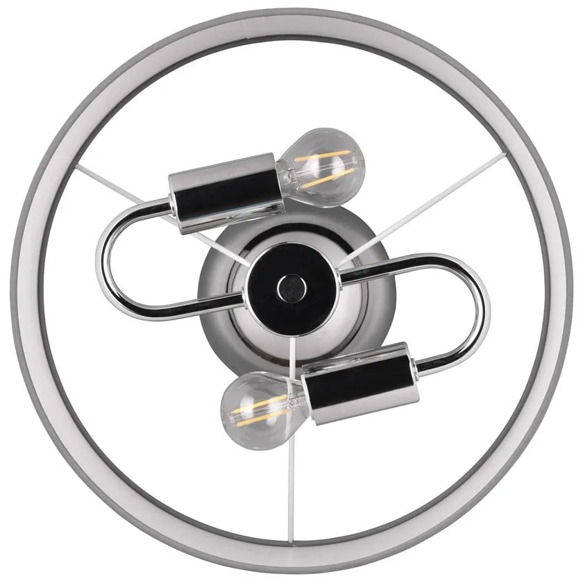 Szürke mennyezeti lámpa ø 30 cm Davos – Trio