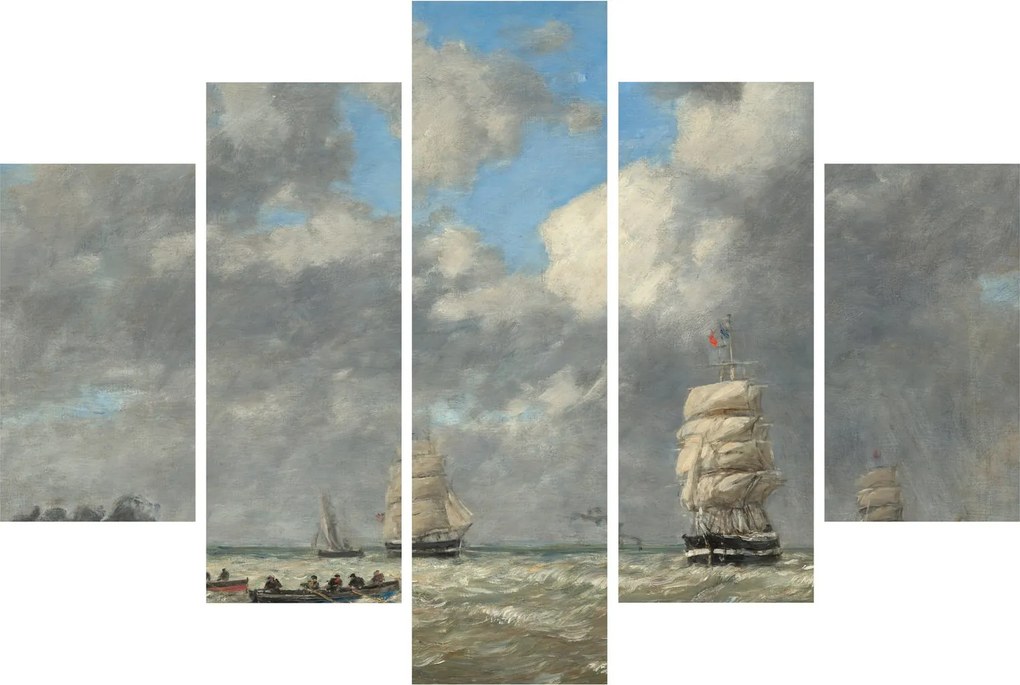 Kép - Eugène Boudin, Le Havre, reprodukciók (150x105 cm)
