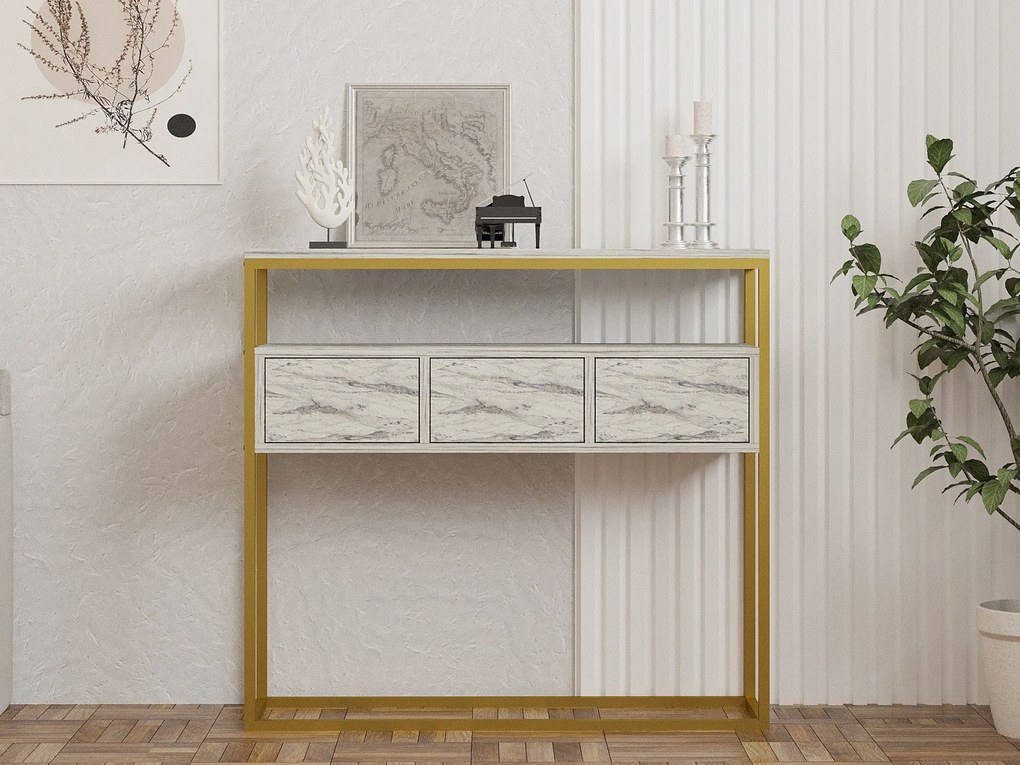 Konzolasztal Guarda - Freesia Marble
