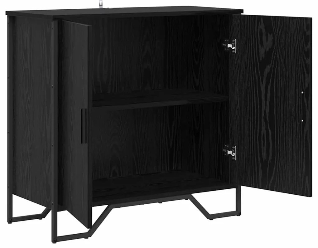 Széf Musta tammi 78 x 35.5 x 74.5 cm Faanyag
