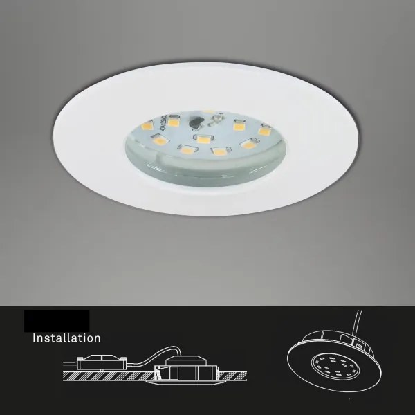 Briloner 7231-036 -KÉSZLET 3x LED Fürdőszobai beépíthető lámpa LED/5,5W/230V IP44