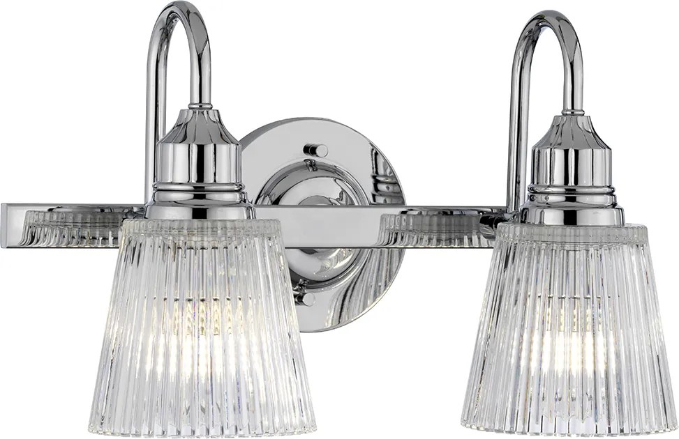 Quintiesse modern fürdőszobai lámpa addison csiszolt króm elsqn-addison2-bath IP44