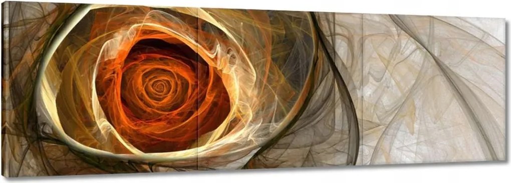 Festmények 120x40 Absztrakt rózsa