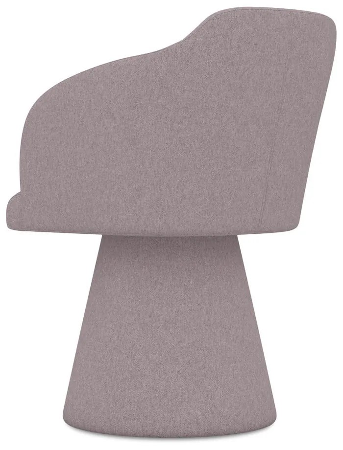 Levendula színű kárpitozott étkezőfotel Kanoa – Makamii