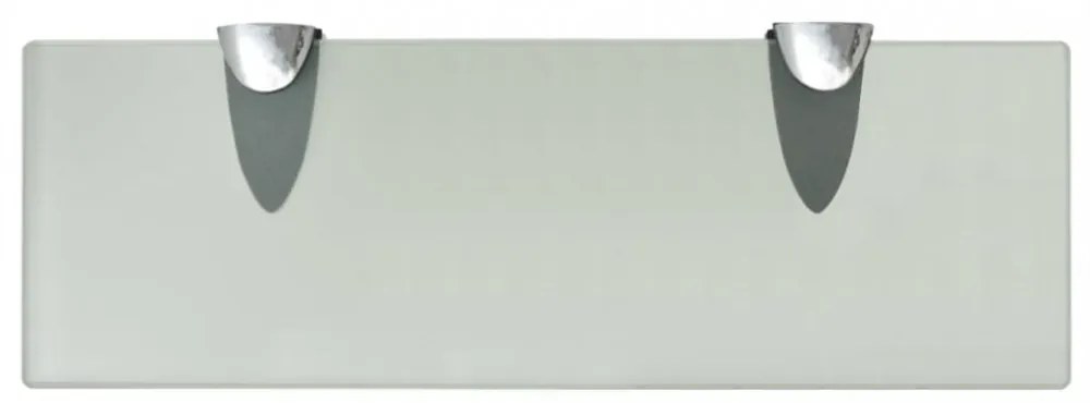 2 db lebegő üvegpolc 30 x 10 cm 8 mm