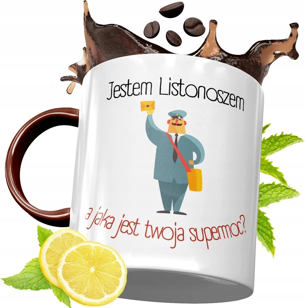 Bordó Bögre Postásnak Születésnapra Ajándék fényképes nyomattal