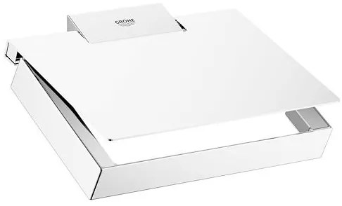 GROHE 40781000 - SELECTION CUBE WC-papírtartó, fényes króm