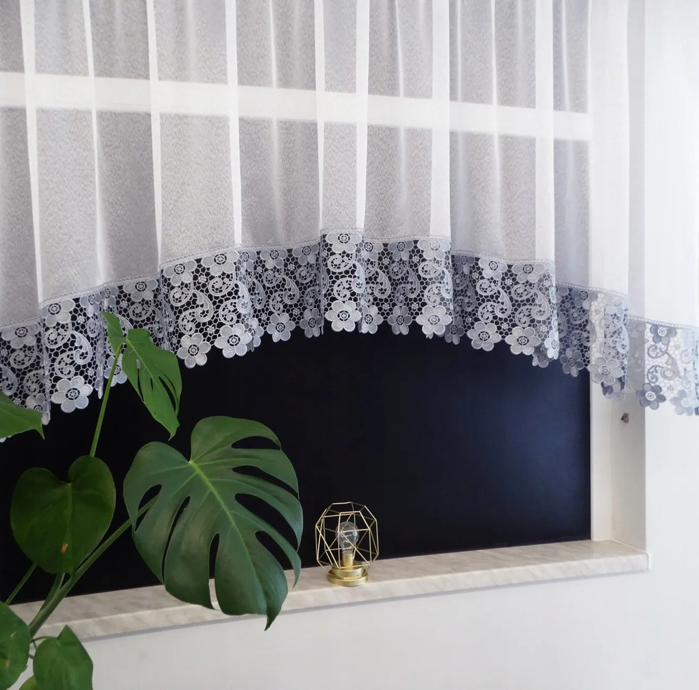 Mg Függöny Enzo fehér gipiura Hamutartó 1 Ív 300x120 szalag