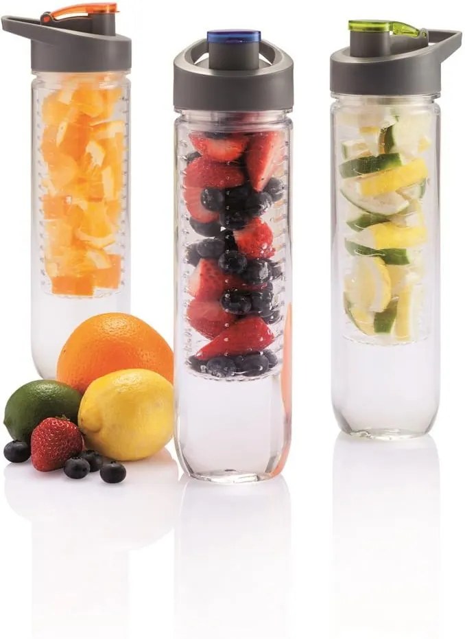 Loooqs zöld vizespalack szűrővel, 800 ml - XD Design