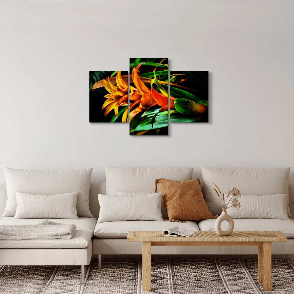 Narancssárga csokor képe (90x60 cm)