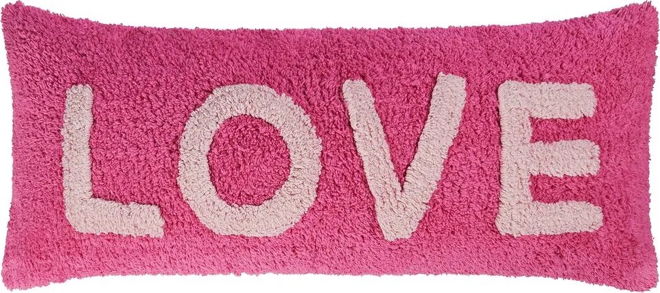 TUFTED LOVE plüss párna 30 x 70 cm, pink