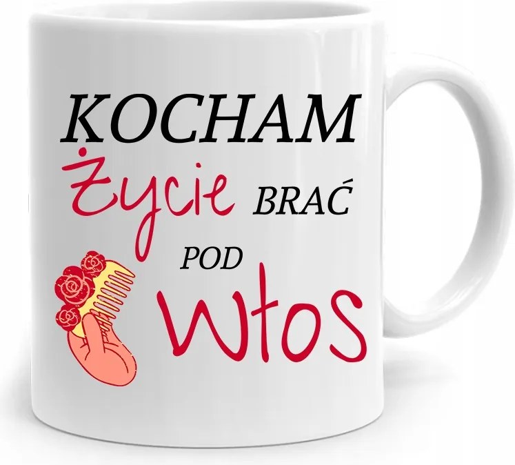 Barber Fodrász Bögre Szeretek Haj Alá Venni, fényképes nyomattal