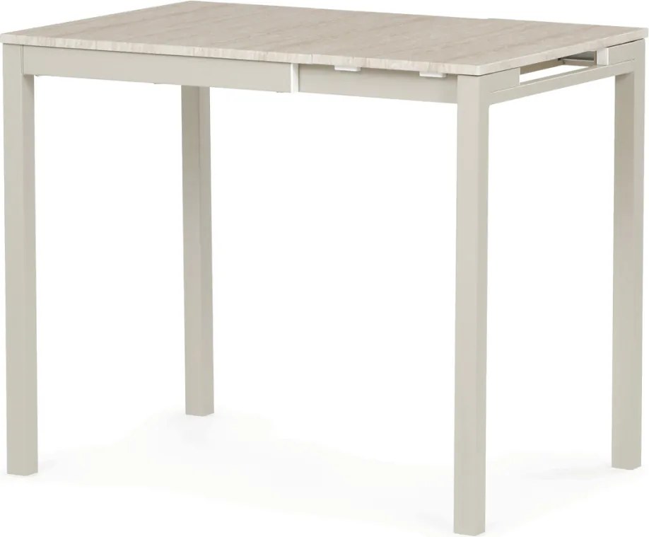Jídelní stůl rozkládací 60-90x60 cm, melamin, travertin, GDT-206 TRV