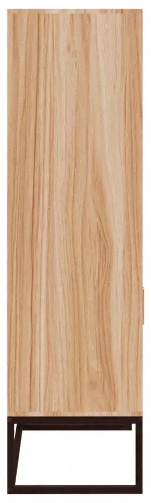 szerelt fa magasszekrény 60x35x125 cm