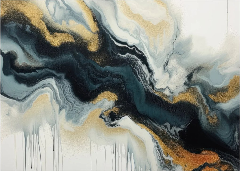Kép - Márványozott rajz (70x50 cm)