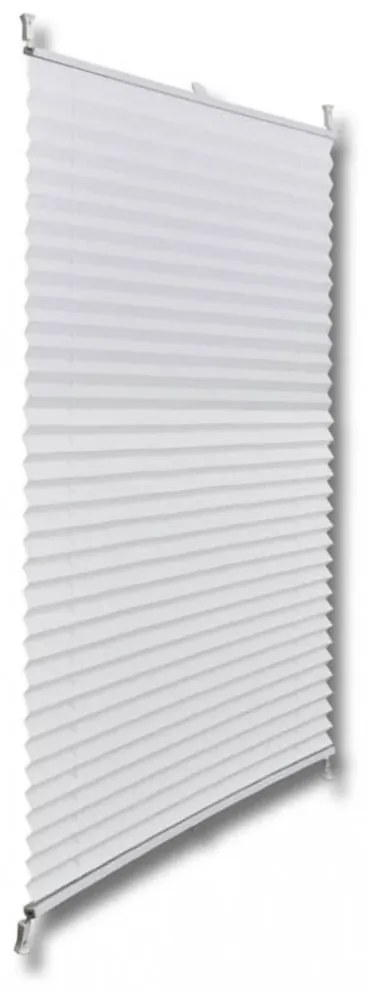 Plisse Roló 70 x 150 cm Fehér Redős Roló