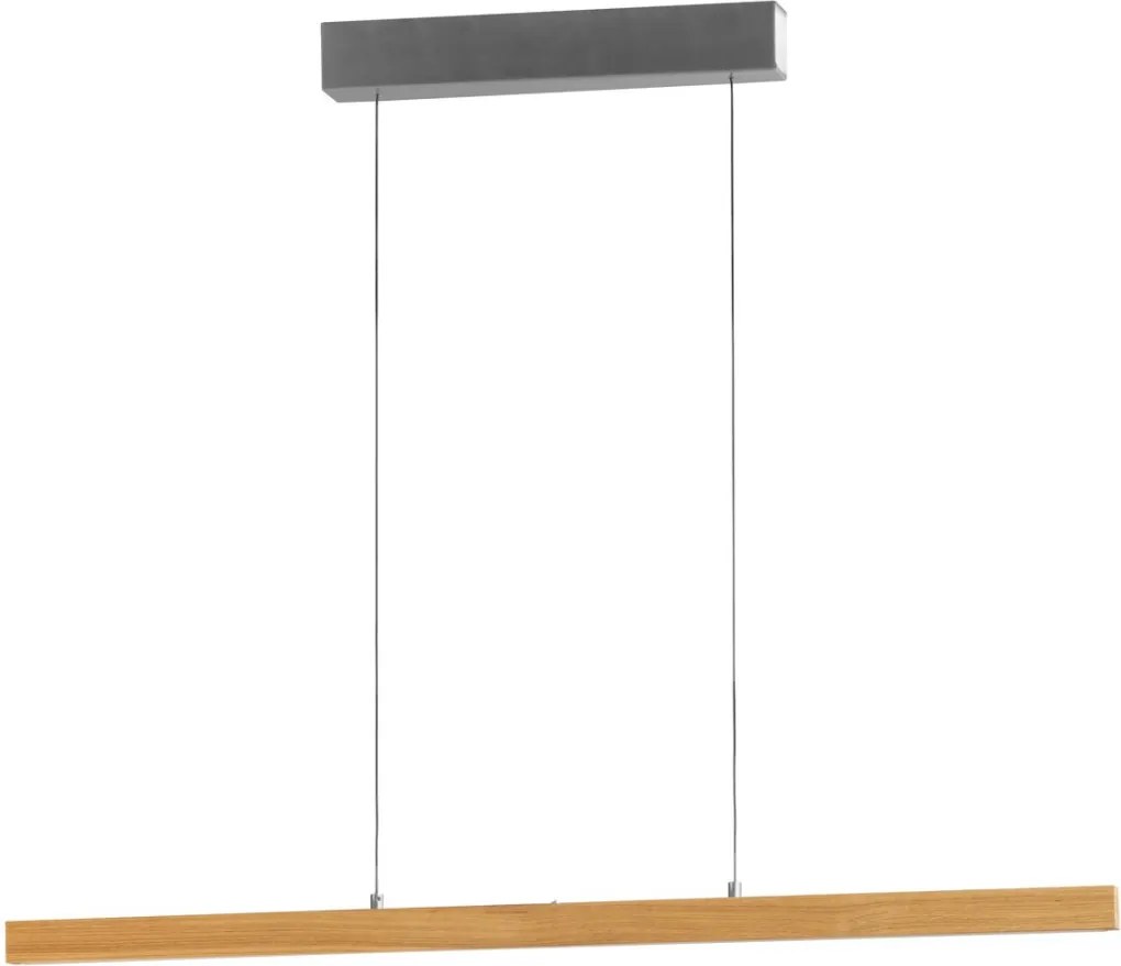 Fischer&Honsel SHINE-WOOD 61101 Függőlámpa 1x26,29w/led 2700k-3350k-4000k 3341lm ip20