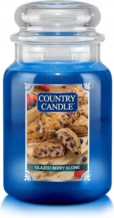 Glazed Berry Scones Country Candle nagy illatgyertya 2 kanóc
