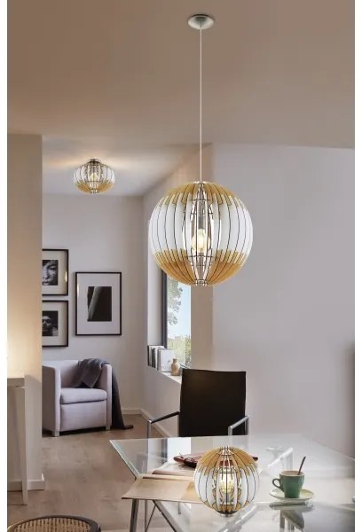 Eglo 32844 - Mennyezeti lámpa OLMERO 1 1xE27/60W/230V