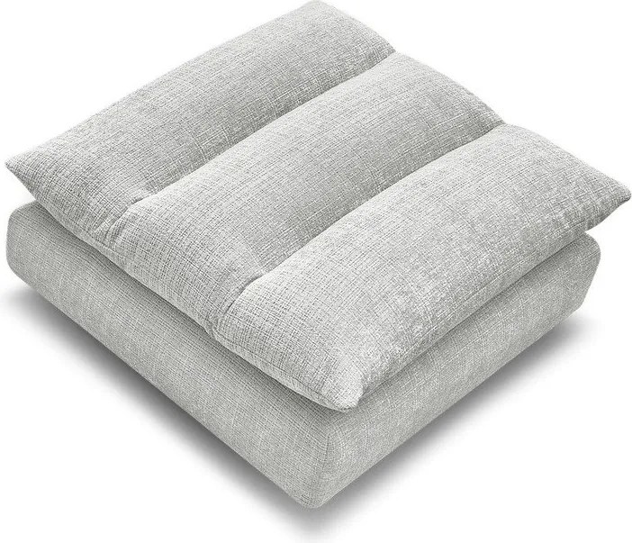 Világosszürke zsenília lábtartó Neil – Bobochic Paris