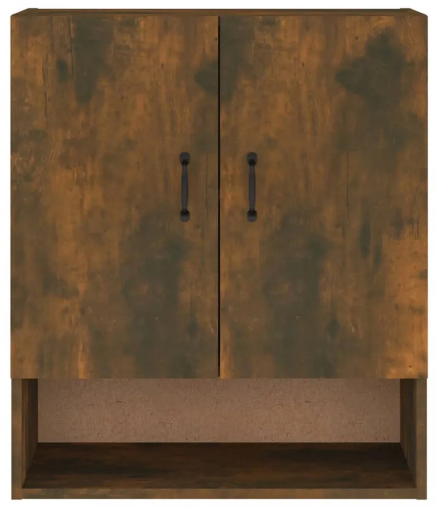 vidaXL füstös tölgy színű szerelt fa fali szekrény 60 x 31 x 70 cm