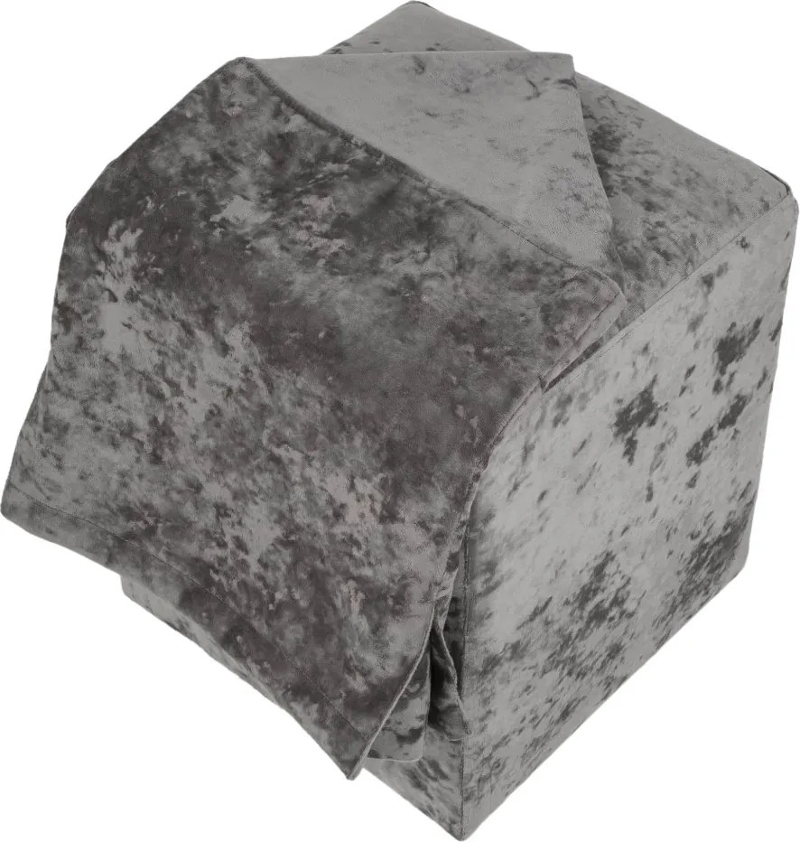 Cube H puff huzattal - E30 szövet - szürke R