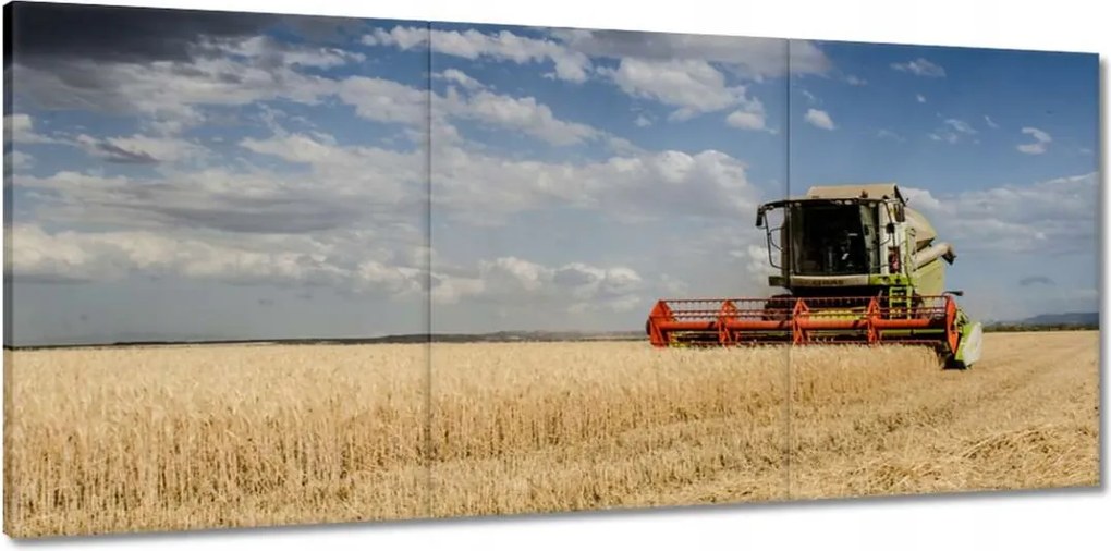 Képek 150x70 Kombájn az aratás során