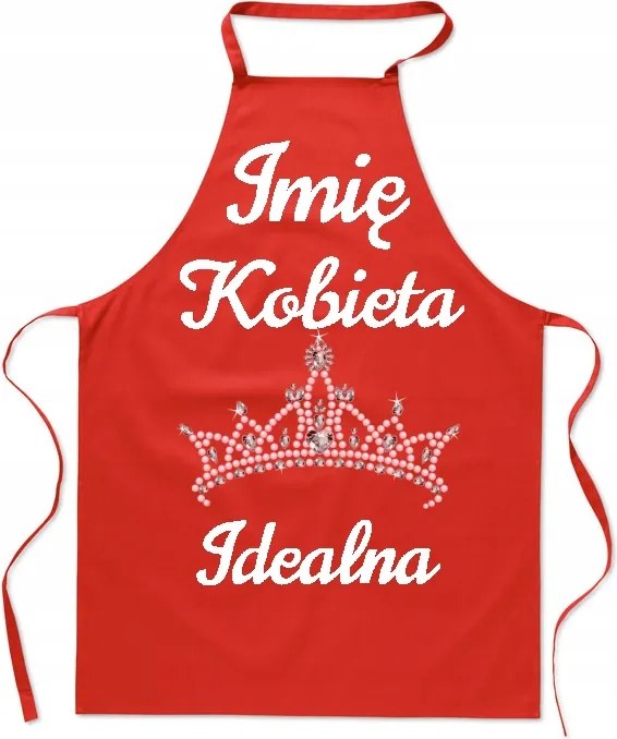 Nő Tökéletes Név Konyhai kötény Személyre szabott Valentin napi ajándék