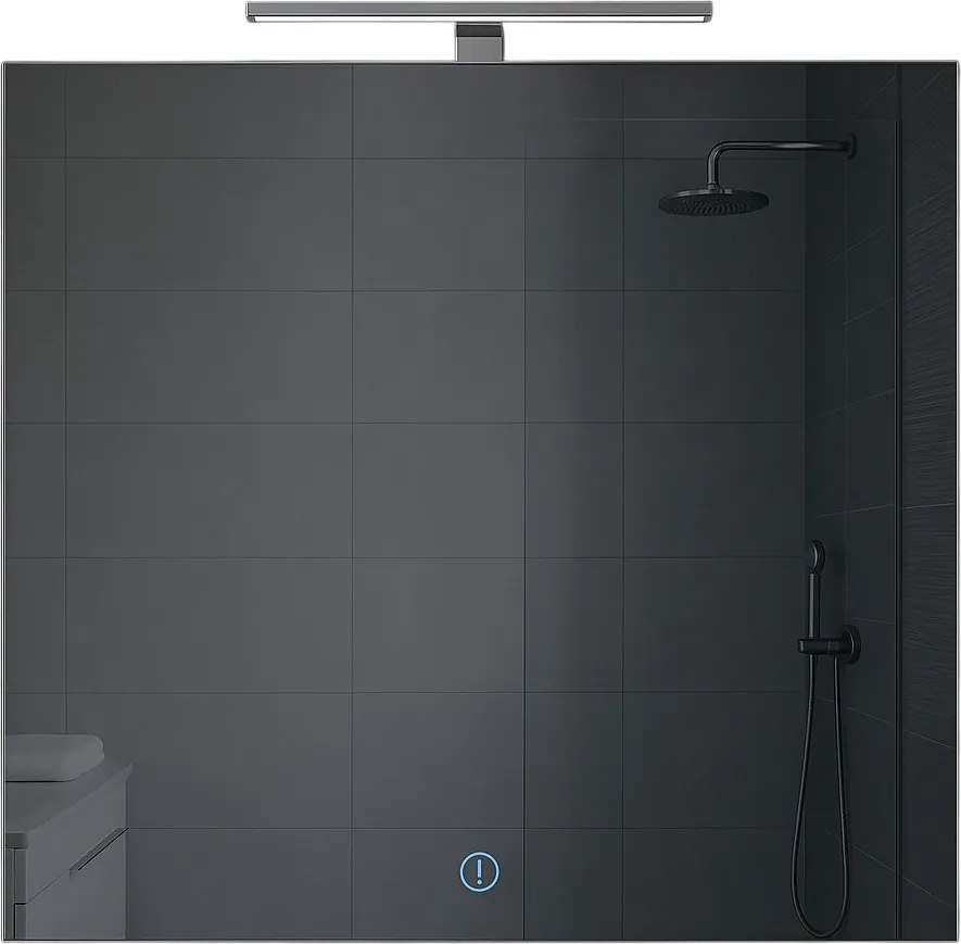 Piramida PERLA 75 G fürdőszobai tükör LED világítással - érintőkapcsolóval - 75 x 60 x 4 cm