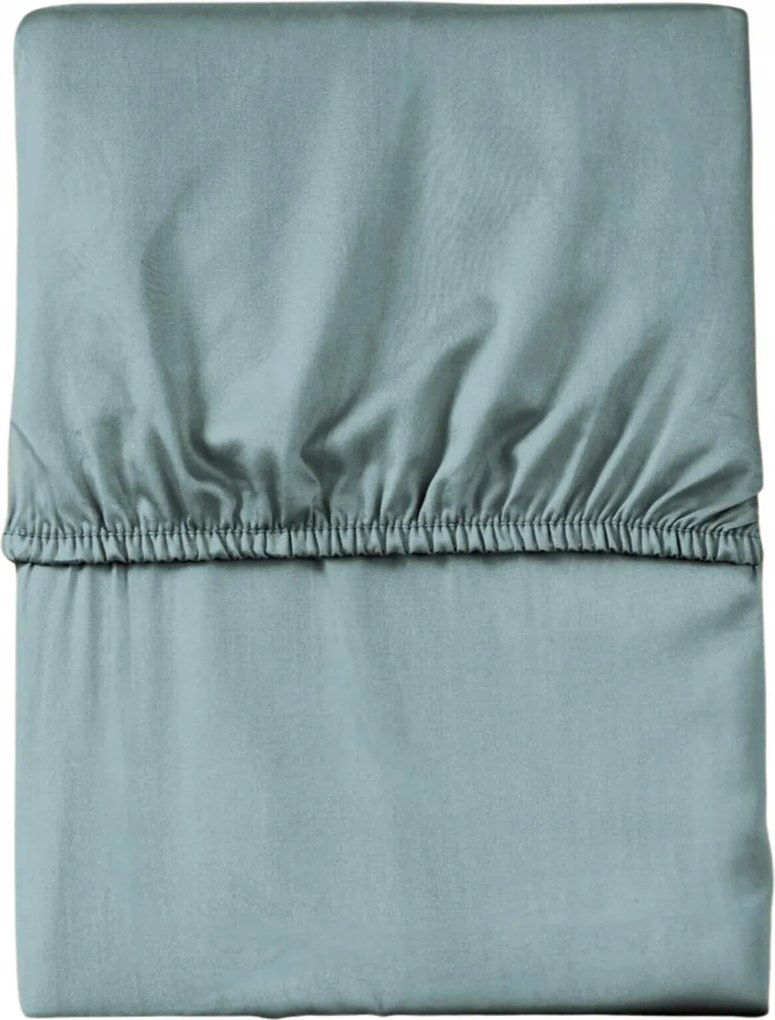 Mikroszatén lepedő 220x200 menta egyszínű, gumis Poly