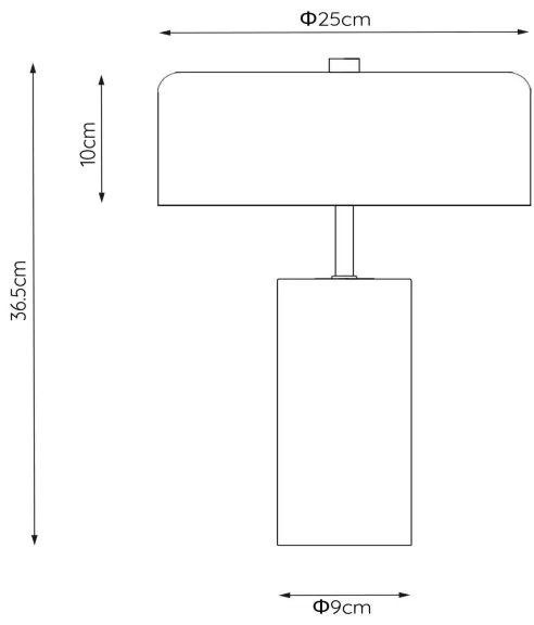 Lucide 34540/03/31 - Asztali lámpa MIRASOL 3xG9/7W/230V fehér/arany