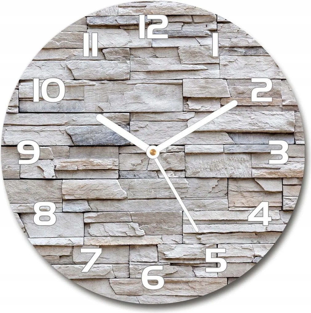 Üveg falióra Kő falióra 30 cm