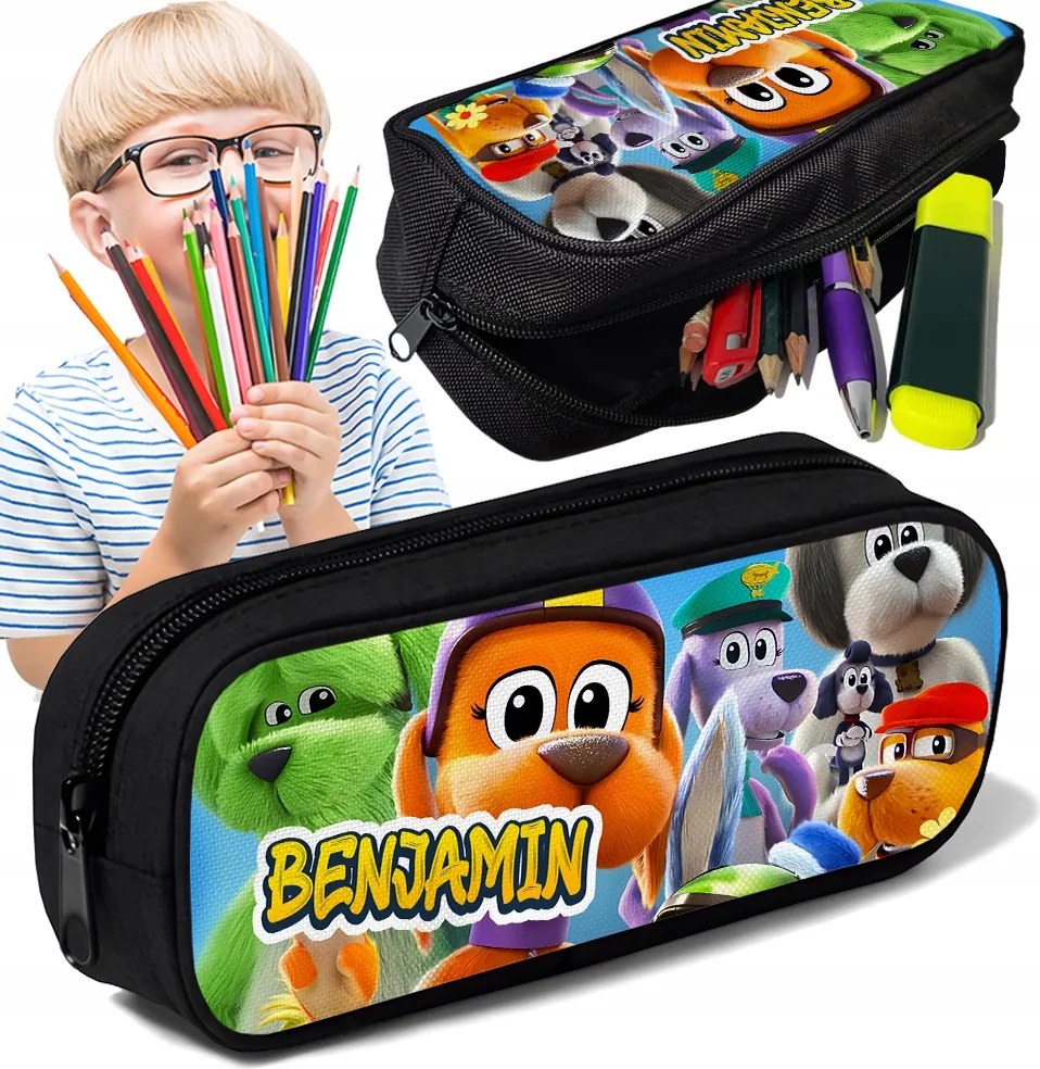 Személyre szabott tolltartó Gáz Kutya Gáz név nyomtatás becenév tubus