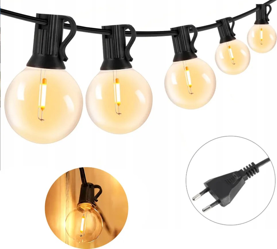 Fairy Izzók Kerti Világítás 50+2 Led 15M