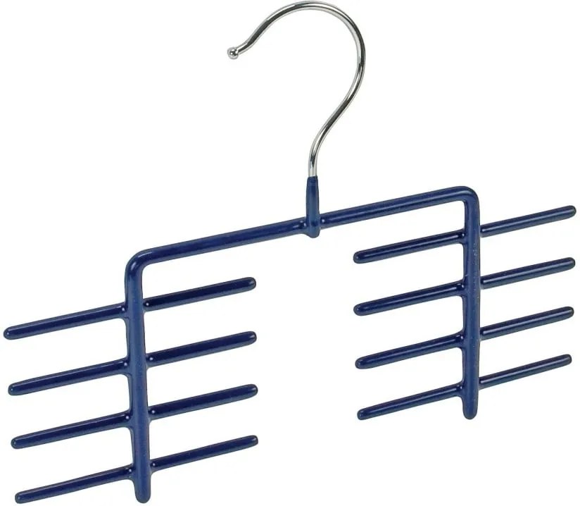 Holder James kék csúszásmentes nyakkendőtartó vállfa - Wenko