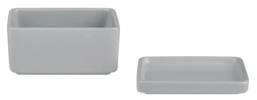 Szürke agyagkerámia vajtartó Pilar – Blomus