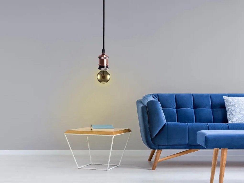 Foglalat E27 / 1m / antik réz - BH642B