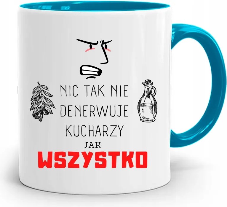 A Szakács Kék Bögréje, Akit Minden Idegesít A fényképes nyomat