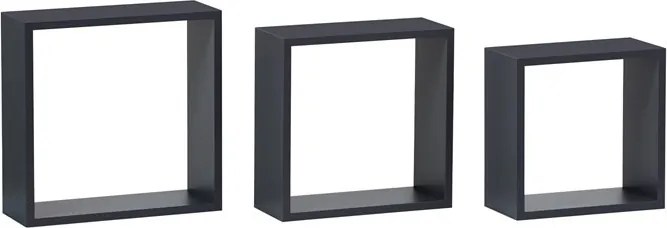 Fali polc szürke színben, mdf, P-008 GREY2