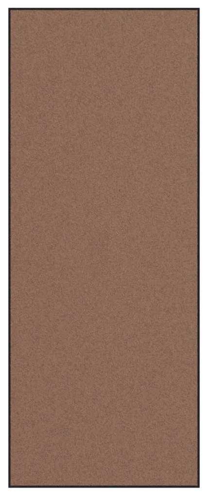 Barna Téglalap Ajtószőnyeg 120x300 cm