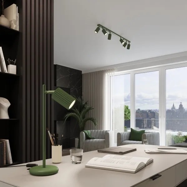 Brilagi - LED spotlámpa CRESTO 4xGU10/10W/230V zöld