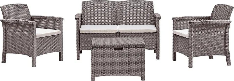 Venus 4 személyes kerti bútor garnitúra cappuccino