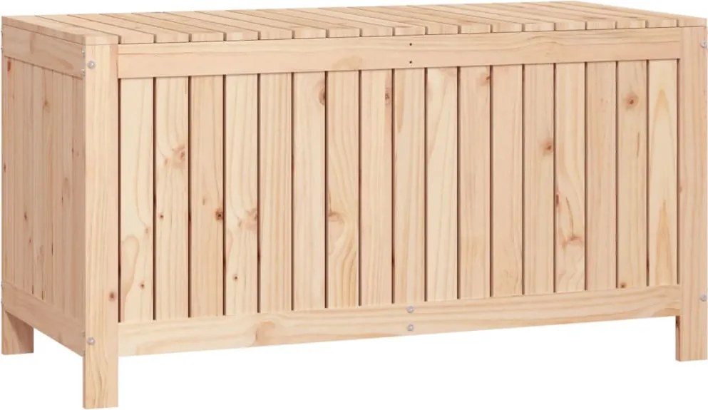 Tömör Fenyőfa Kerti Tárolóláda 121X55X64 Cm