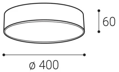 LED2 - LED Mennyezeti lámpa MONO LED/30W/230V 3000K/4000K fekete
