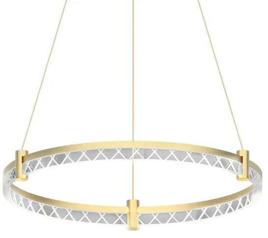 LED Csillár zsinóron ELEGANCE LED/36W/230V átm. 60 cm arany