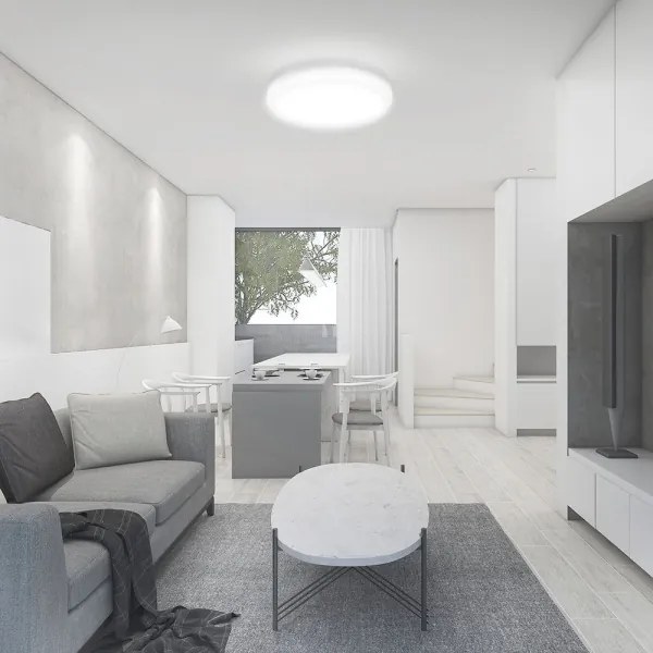 LED fürdőszobai mennyezeti lámpa LED/18W/230V IP44 6500K átm. 25 cm fehér