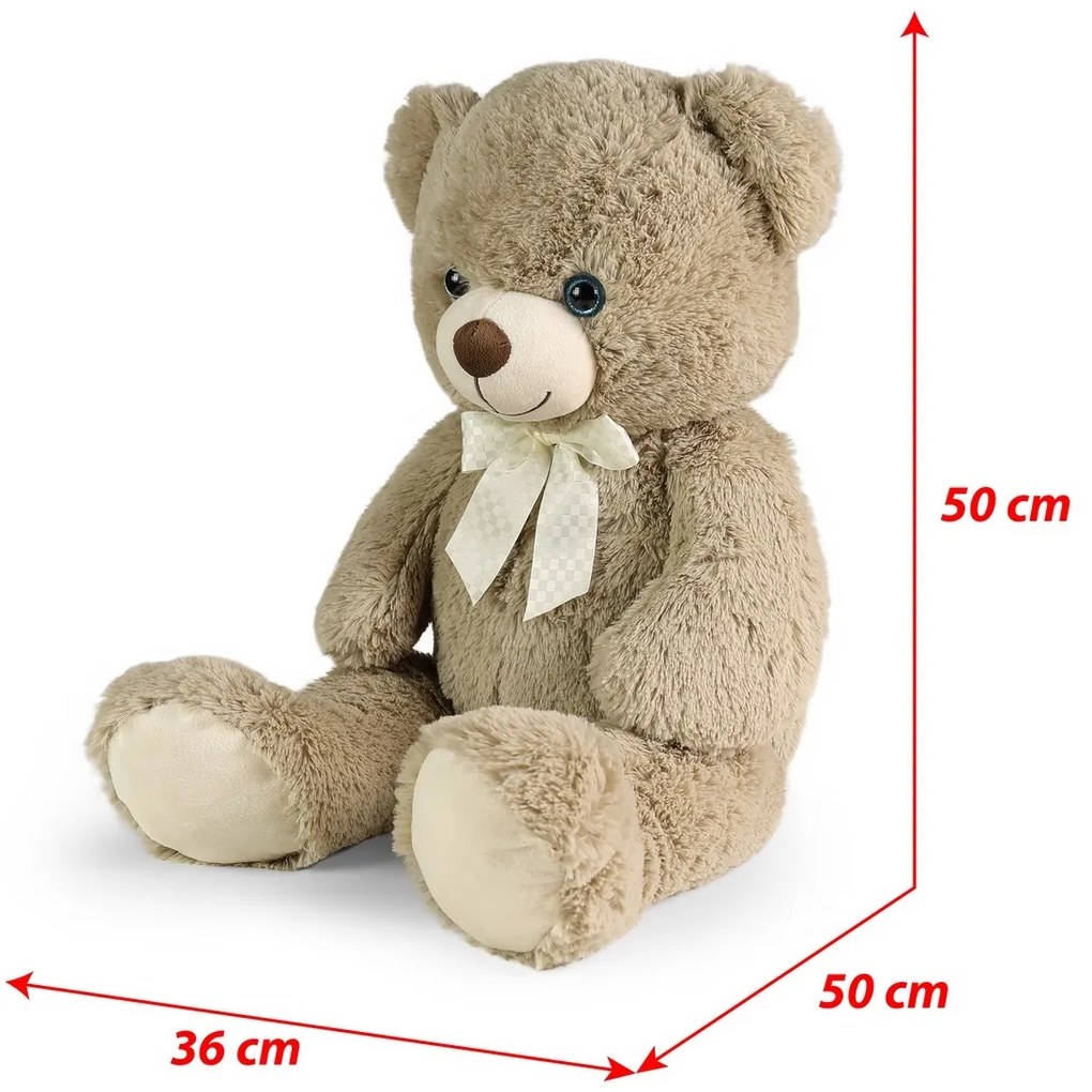 Rappa Nagy plüssmackó Harvey cappuccino, 78 cm,címkével